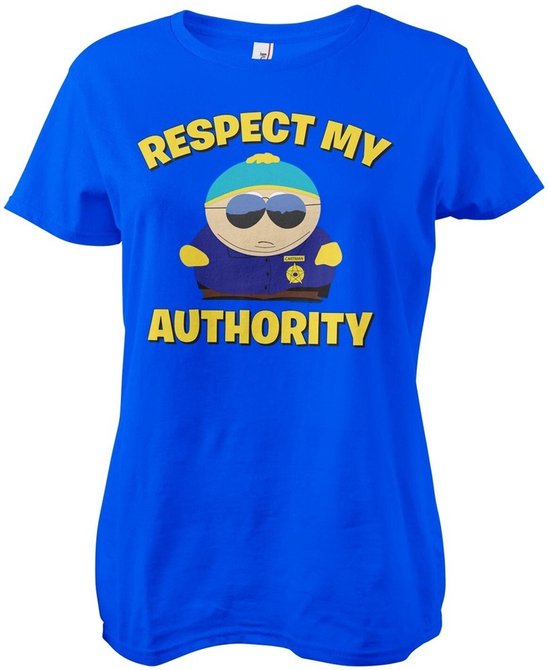T-shirt SouthPark 'Respect My Authority' - Taille L Noir - Coton 100% - Occasion Très Bon état
