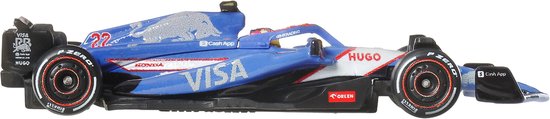 Hot Wheels Premium Metalen Formule 1 Verzamelbaar Speelgoed Raceauto - Yuki Tsunoda Equipe van Hot Wheels — afbeelding 4