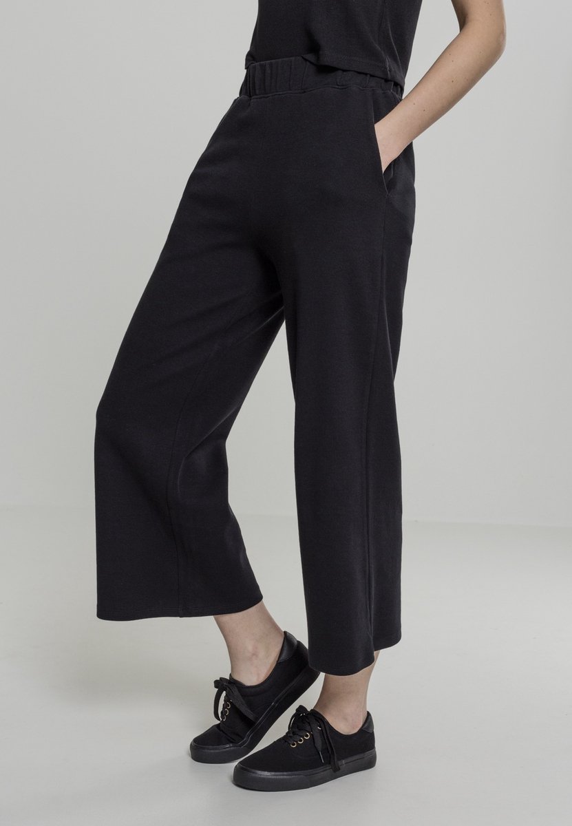 Urban Classics Culotte Dames Stoffen broek – M Zwart