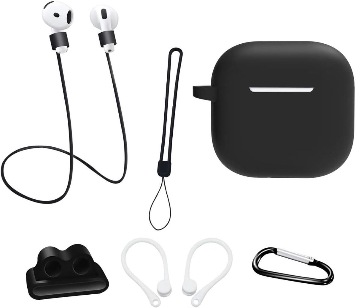 Allecto Plus - Echt leren horlogebandje 21mm snelwissel reservearmband zwart - Heren Dames - Roestvrijstalen gesp