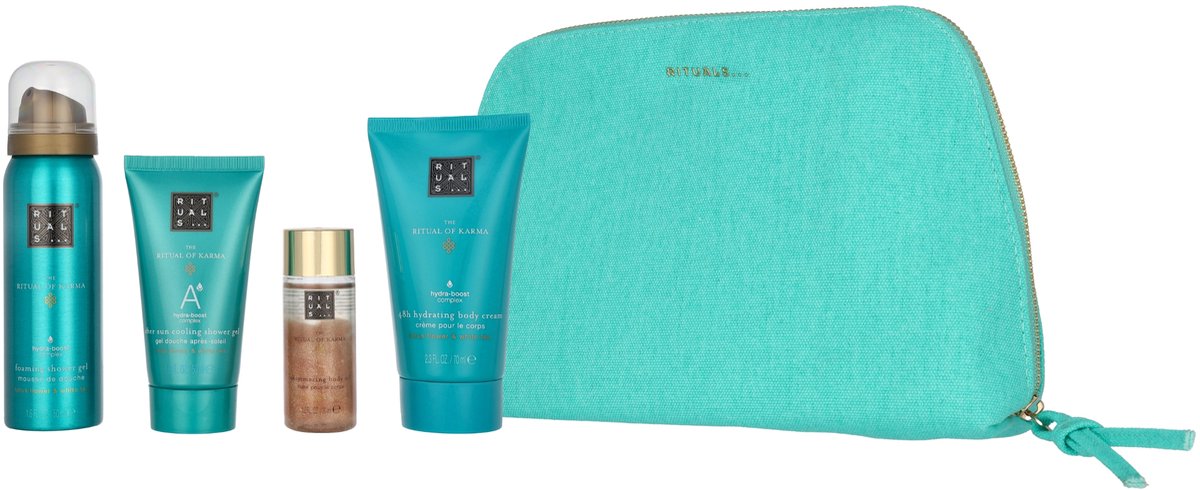 The Ritual of Karma Travel Giftset - Set van 4 stuks in reisetui