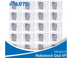Roborock Q10 VF Stofzakken (20 Stuks, Plus.Parts® alternatief voor 8.02.0132)