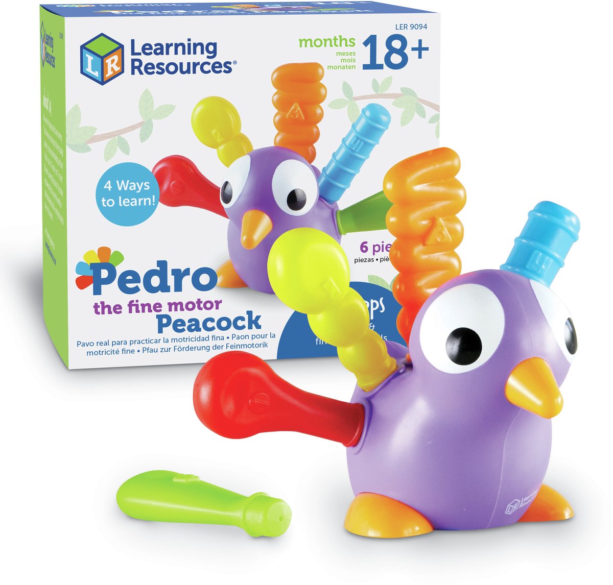 Learning Resources Pedro The Fine Motor Peacock. - 3+