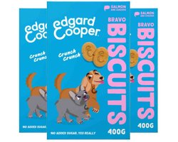 3x Edgard & Cooper Adult Biscuit Zalm & Kip 400 gr