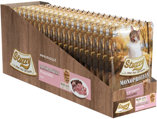 Stuzzy Kattenvoer Monoprotein Ham - 20 x 85 gr - Voordeelverpakking