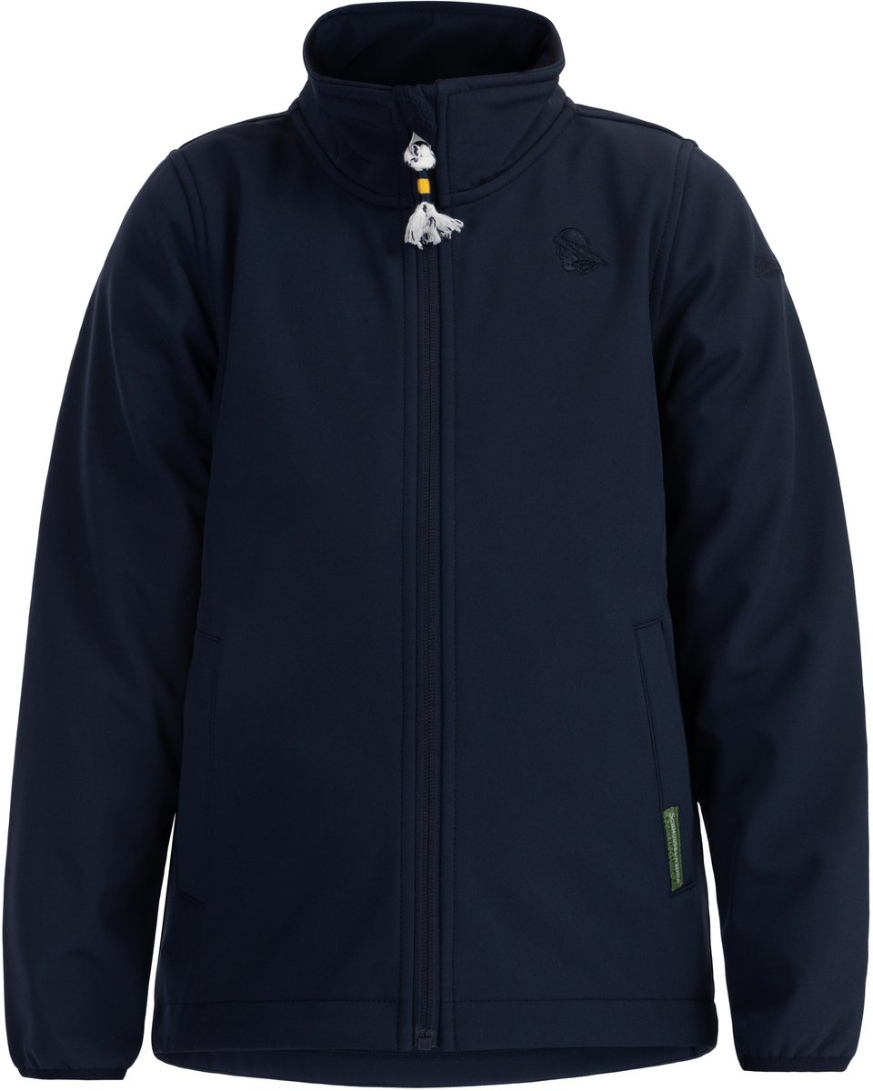 Schmuddelwedda Softshelljack gerecycled materiaal Blauw