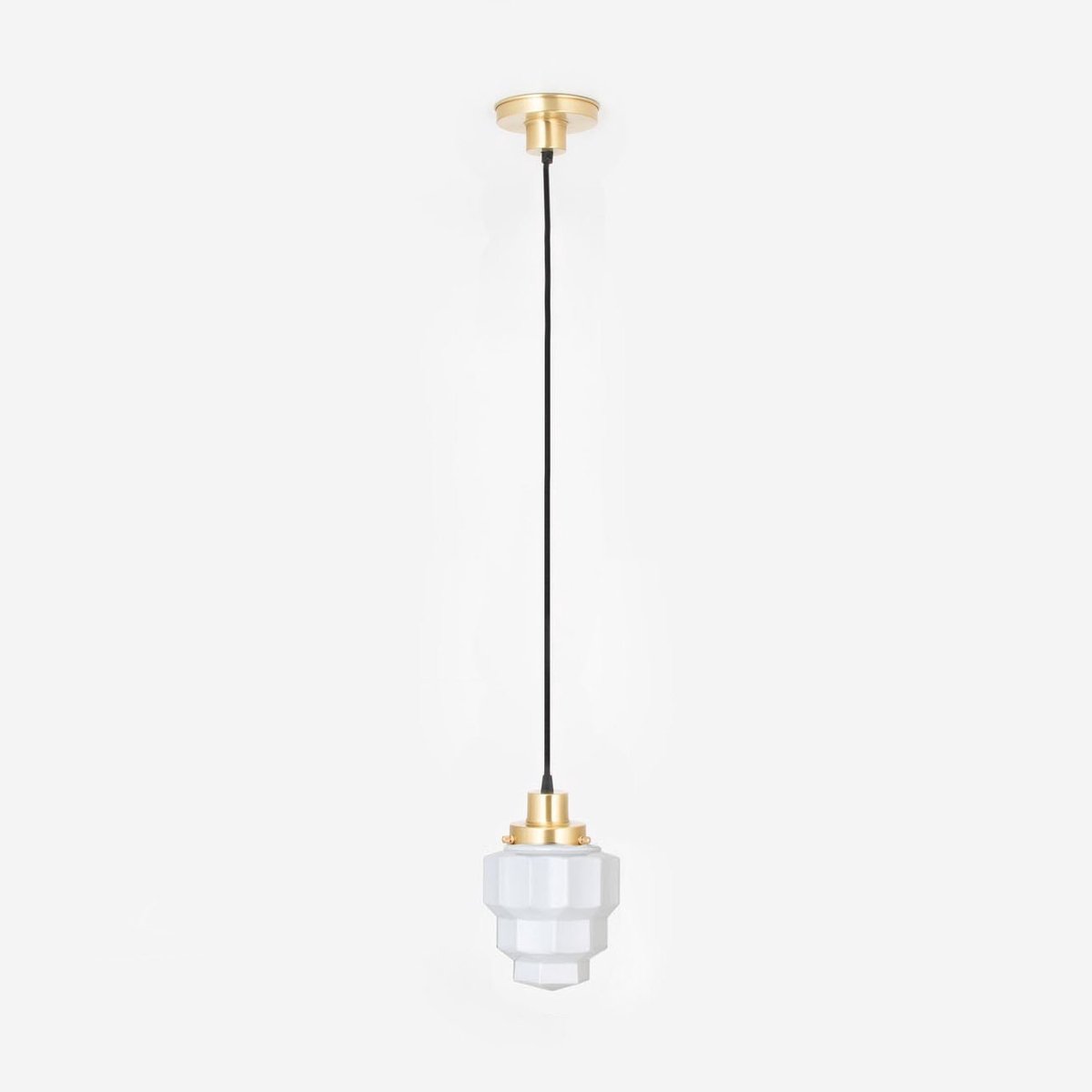 Hanglamp aan snoer Empire 20's Messing - Art Deco Trade