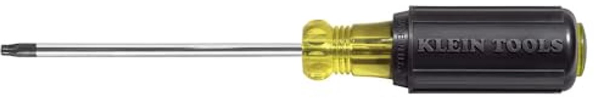 T20 TORX schroevendraaier met ronde schacht en kussen-grip