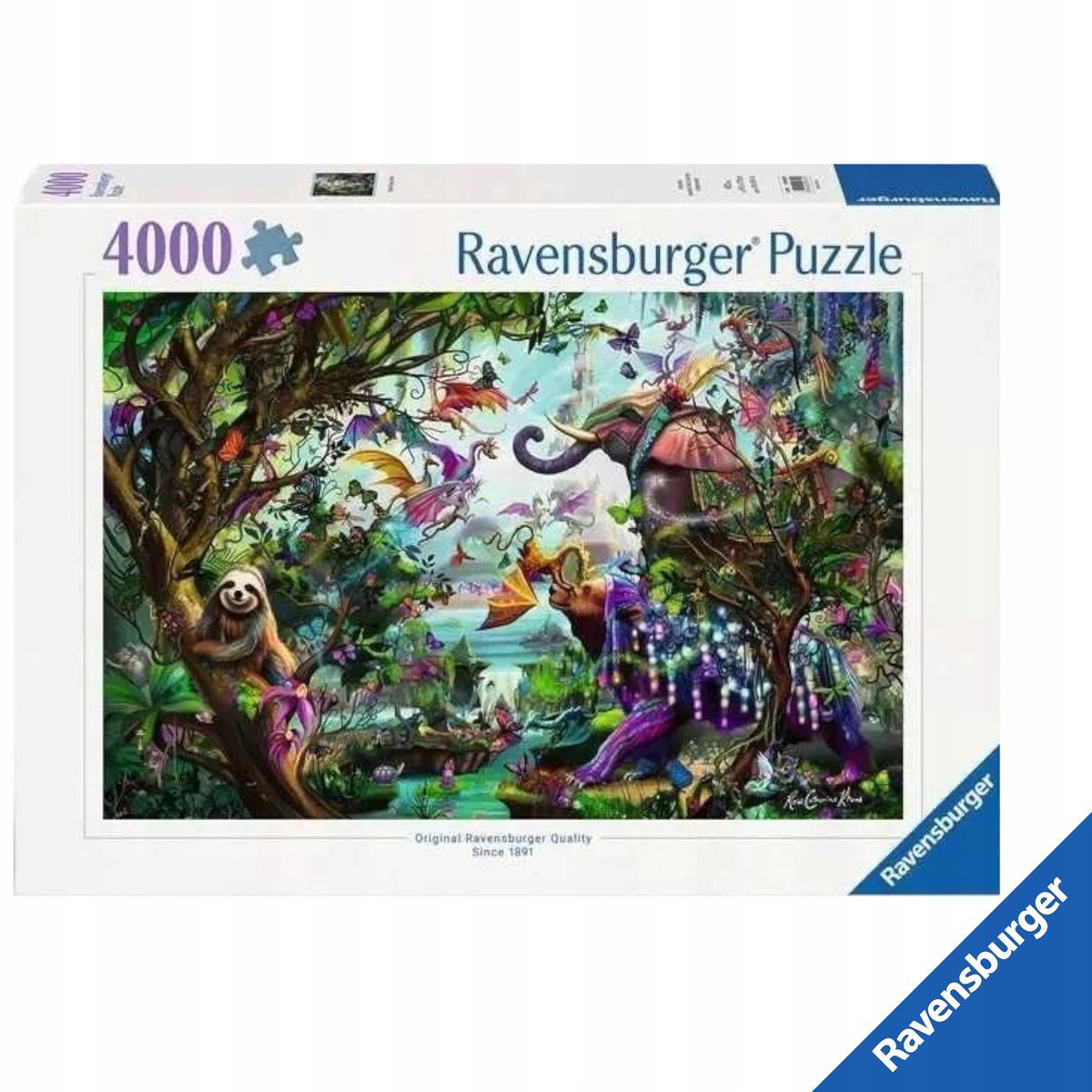 Ravensburger 4000 elementai "Fantastiškas kraštas" dėlionė