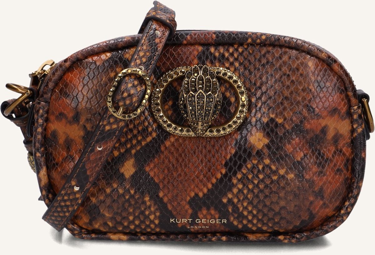Kurt Geiger London Chelsea Soft Camera Schoudertassen Dames - Bruin - Maat ONESIZE