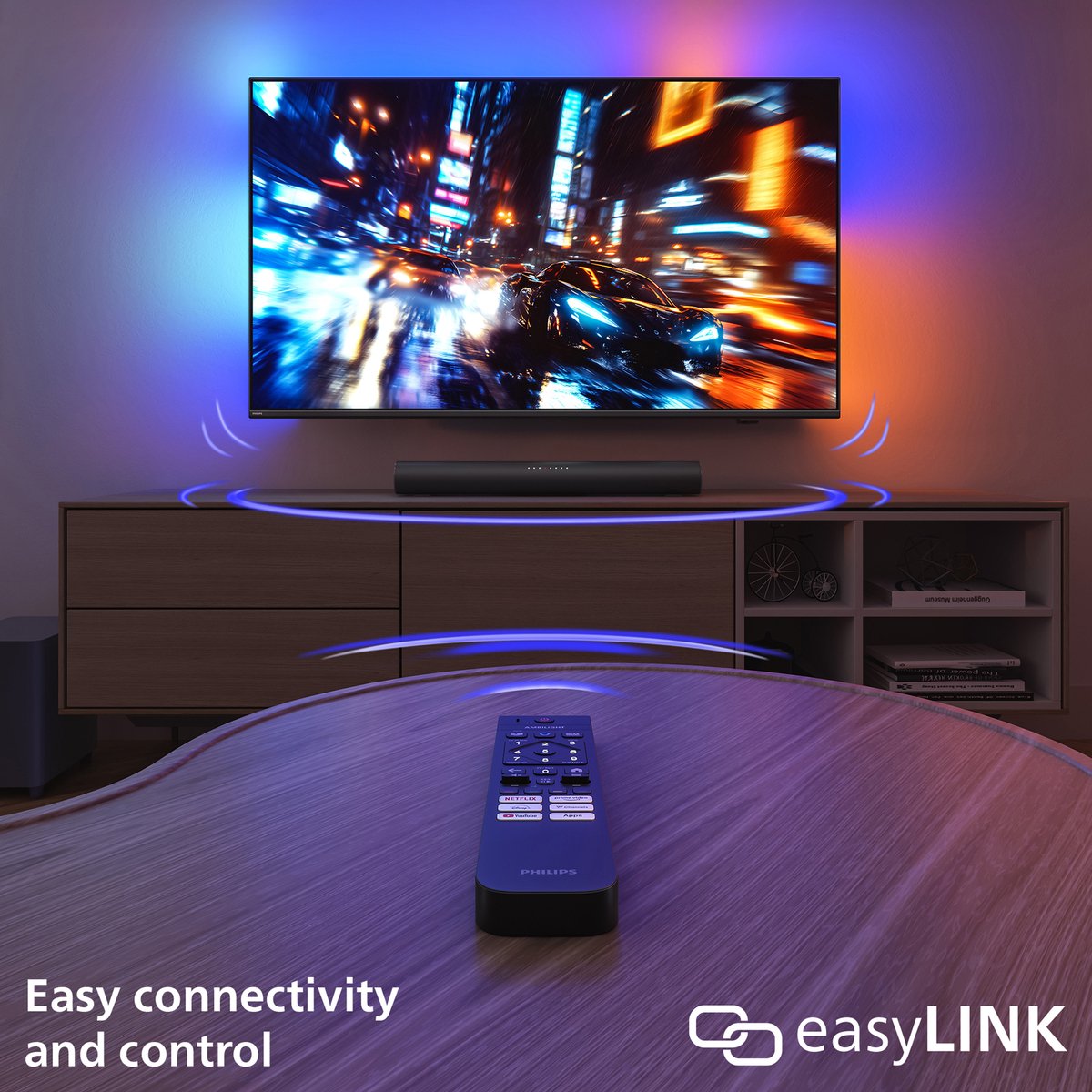 Philips Tab6100 Soundbar 400W Zilver - afbeelding 3
