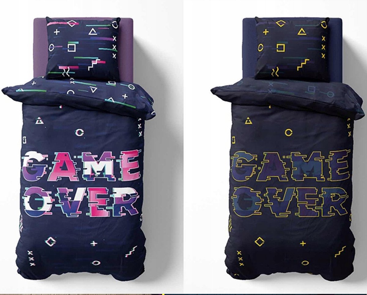 Gamer Beddengoed Katoen 160x200 cm - 2 delen
