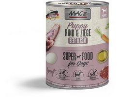 MAC's DOG - Puppy Blik 6x800g - Rund & Geit