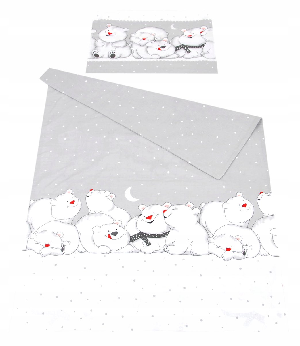 BabyLux 2-delige Kinderbedinkant beddengoedset 90x120 cm