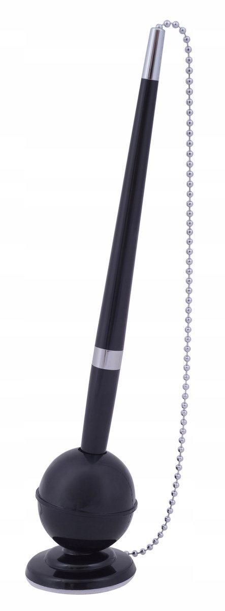 MemoBe Elegance Balpen met Ketting - Blauwe Inkt