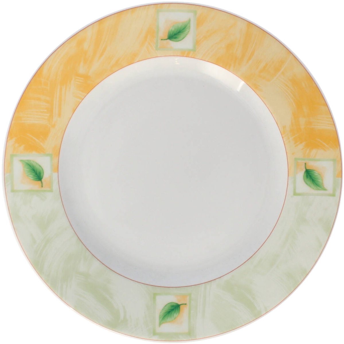 Lubiana Roma Bord Porseleinen Dinerbord Groen Blad 27 cm