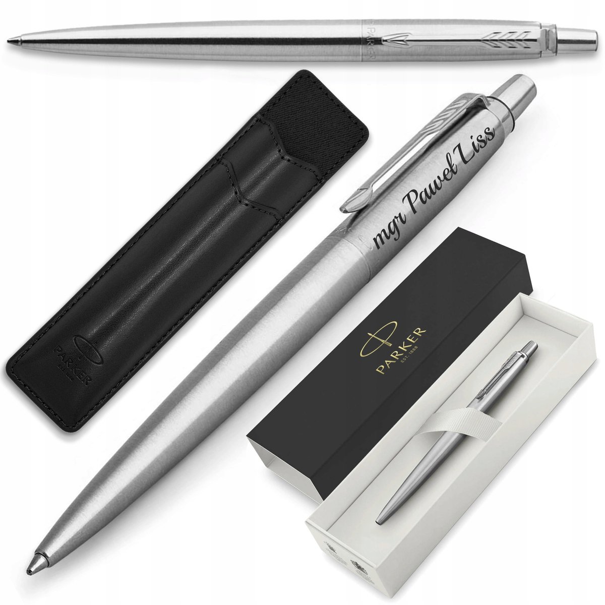 Parker Jotter CT-pen met etui en gravure - perfecte cadeau