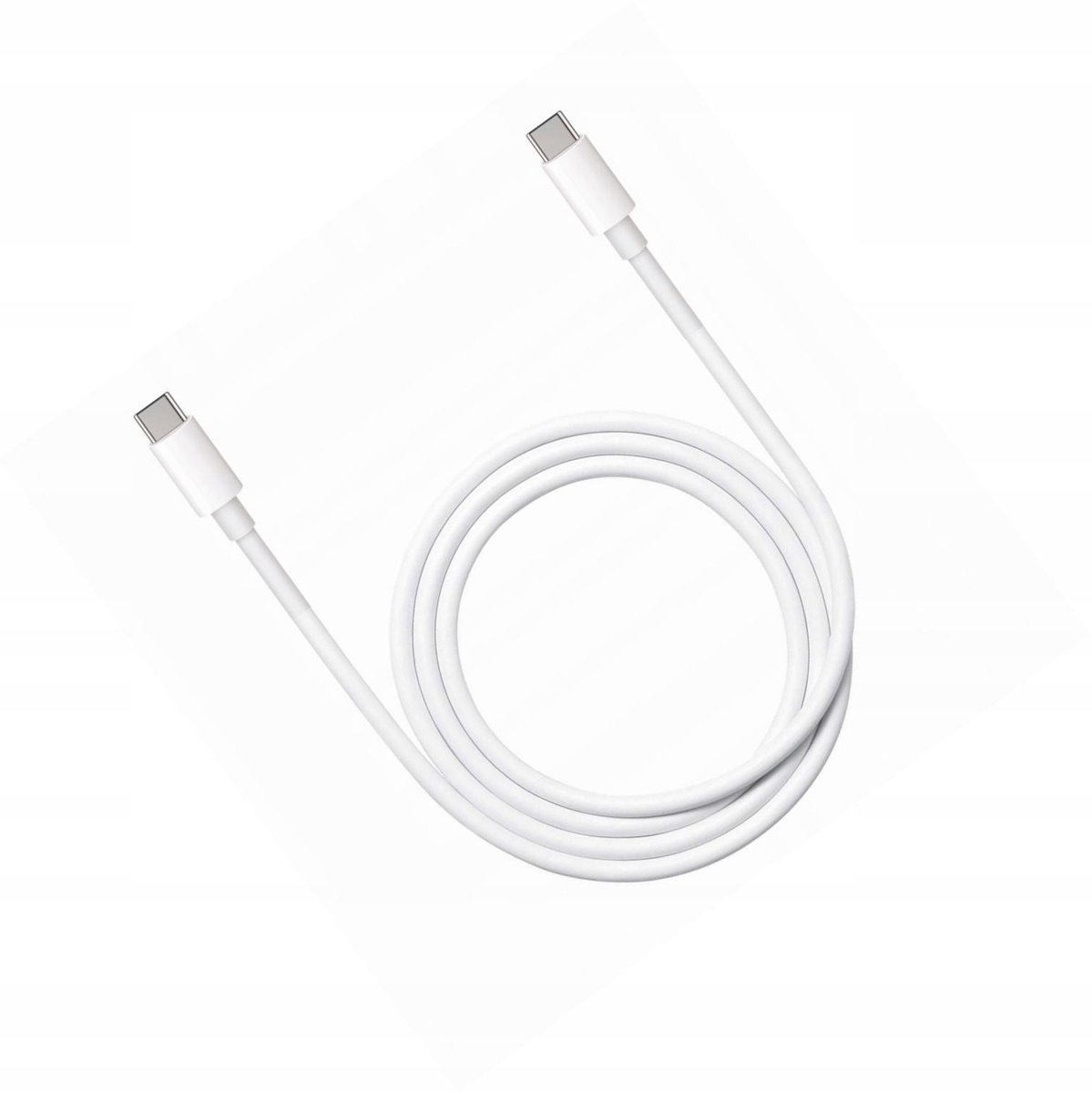 Maxlife USB-C Kabel 2m Wit voor Motorola Moto G24 5G Power Edition