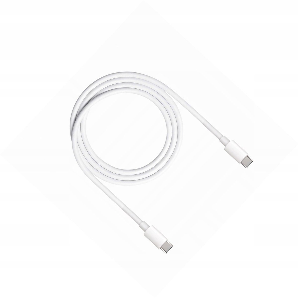 Maxlife USB-C naar USB-C Kabel 2m - Snel Laden Wit
