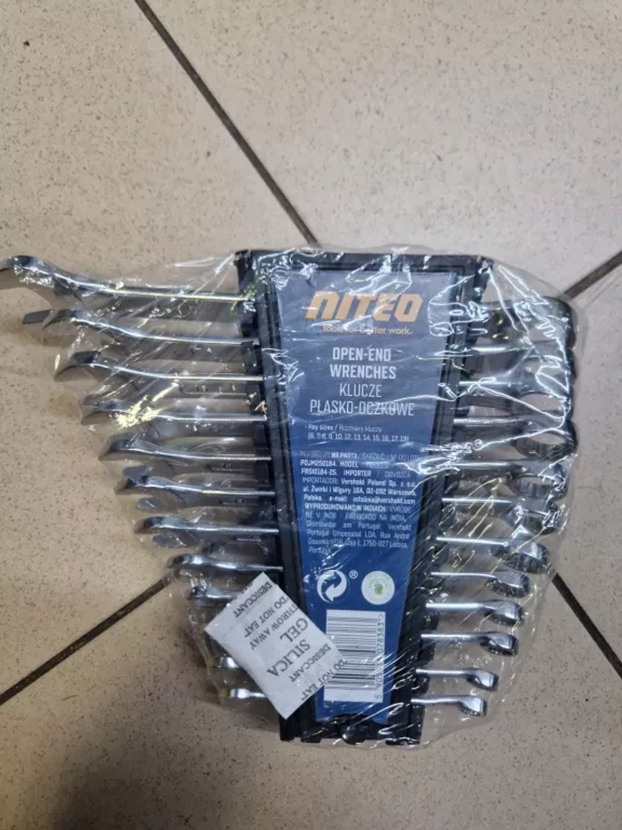 Niteo Tools: 12-delige ring- en dopsleutelset (6-19 mm)
