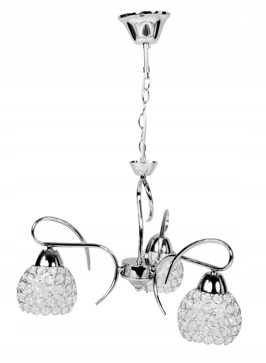 Hanglamp Kristal Chroom - Stijlvolle Plafondlamp