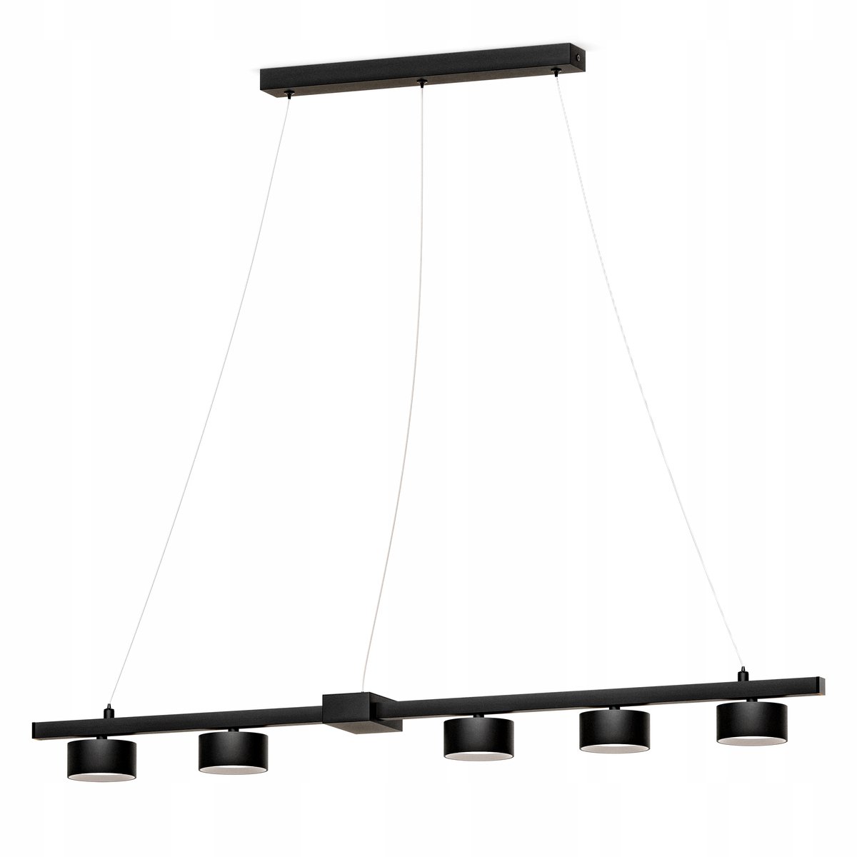 Moderne LED Hanglamp GX53 - 5 lichtpunten - Zwart Mat