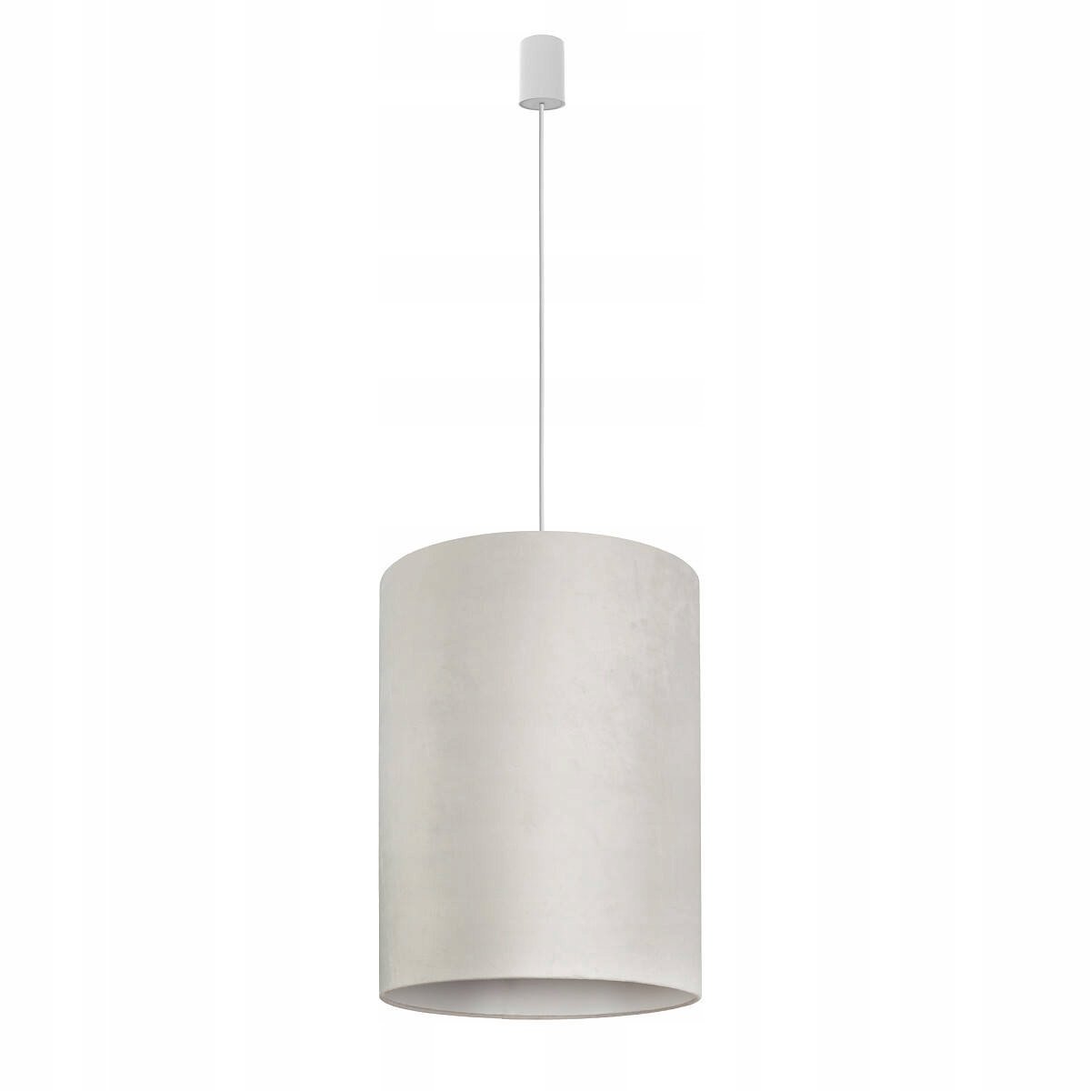 BARREL hanglamp (8445) - Stijlvolle witte stoffen lamp met E27 fitting