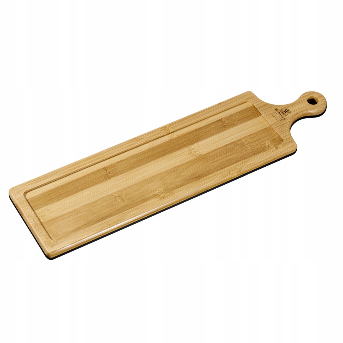 Wilmax Bamboe Serveerschaal Rechthoekig met Handvat 45,5x12 cm