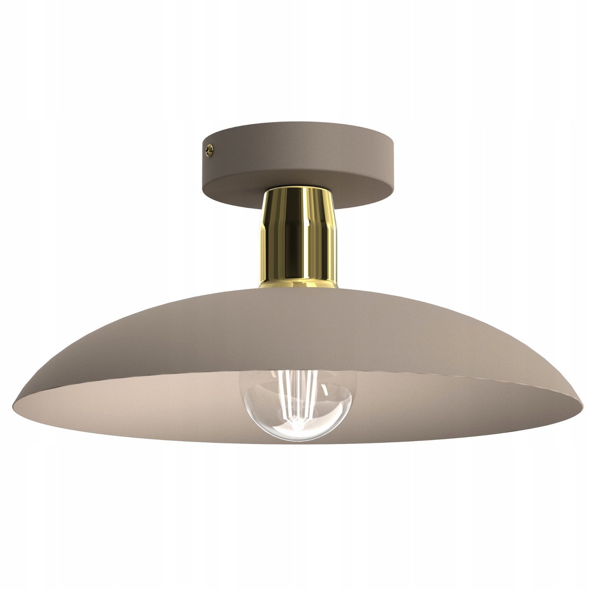 Hanglamp Goud Metaal E27 30cm - Stijlvolle Verlichting voor Elk Interieur