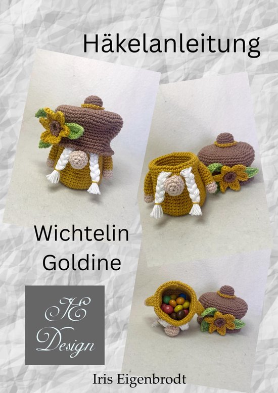 Häkelanleitung Wichtelin Goldine - cover
