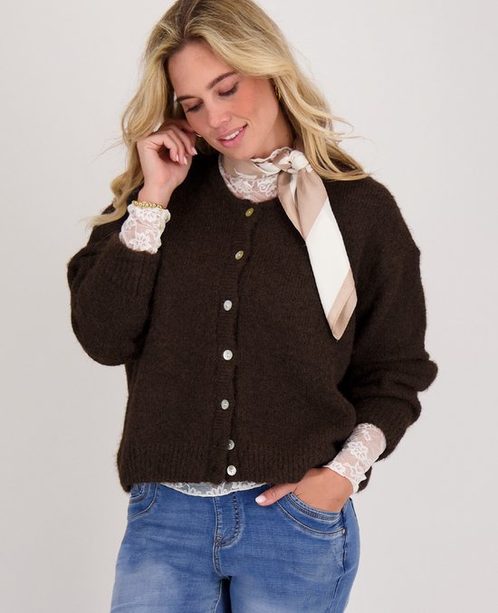 Je m'appelle Dames Vest - Bruin - Maat S/M/L