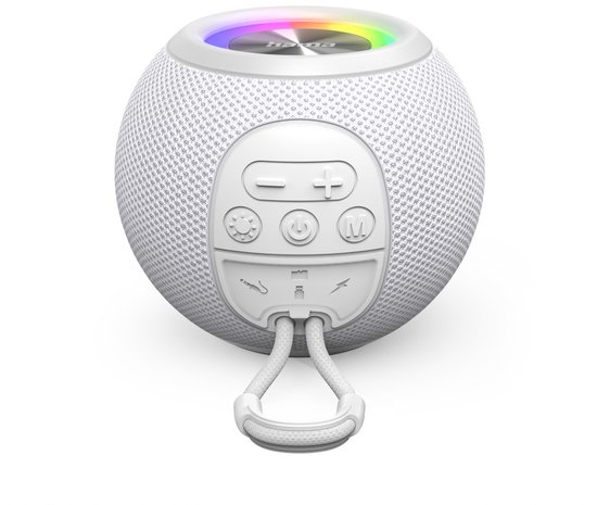 Hama Bluetooth speaker - Ball Shape - 5 Lichtmodi - 5W - Wit van Hama — afbeelding 4