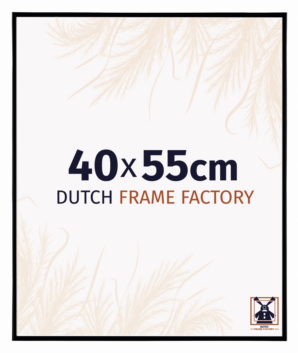Dutch Frame Factory Fotolijst 40x55 cm - Kunststof - Zwart Mat - Easy