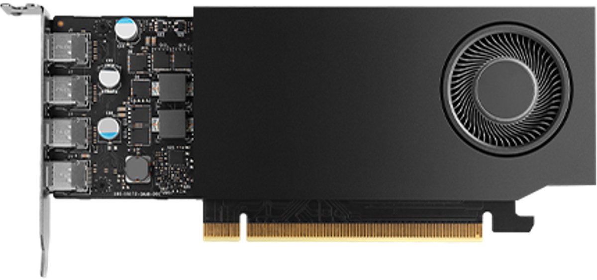 HP NVIDIA RTX A1000 8 GB with Mini Bracket 4mDP Graphics
