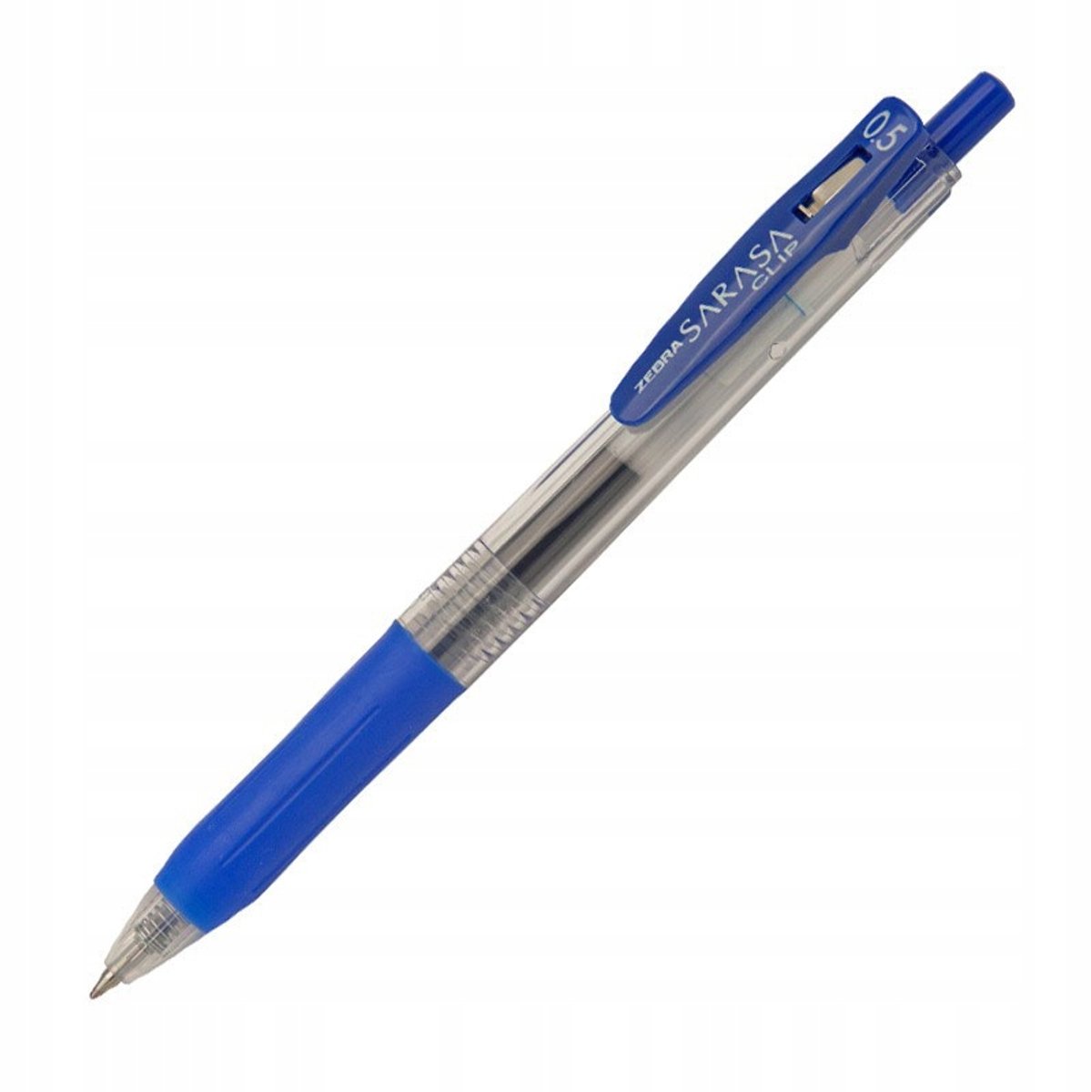 Zebra Sarasa Clip Gelpen 0.5mm Blauw - Vloeiend Schrijven