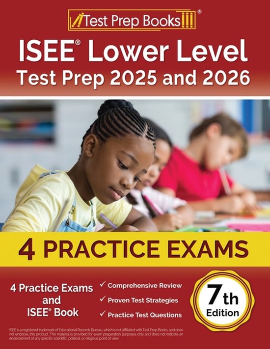 ISEE Lower Level Test Prep 2025 and 2026 - cover