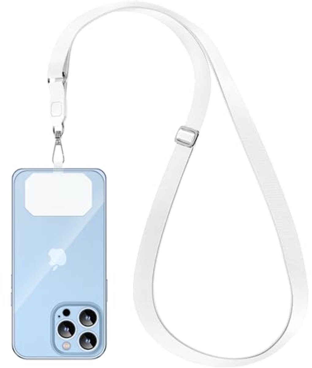 Universele mobiele telefoonketting met verstelbare nekband voor alle smartphones