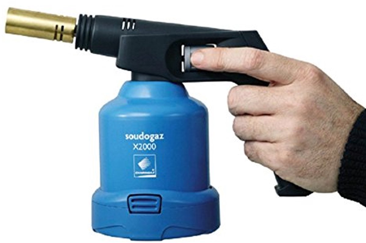 Soudogaz X 2000 Gasbrander - Blauw/Zwart voor Camping en Buiten