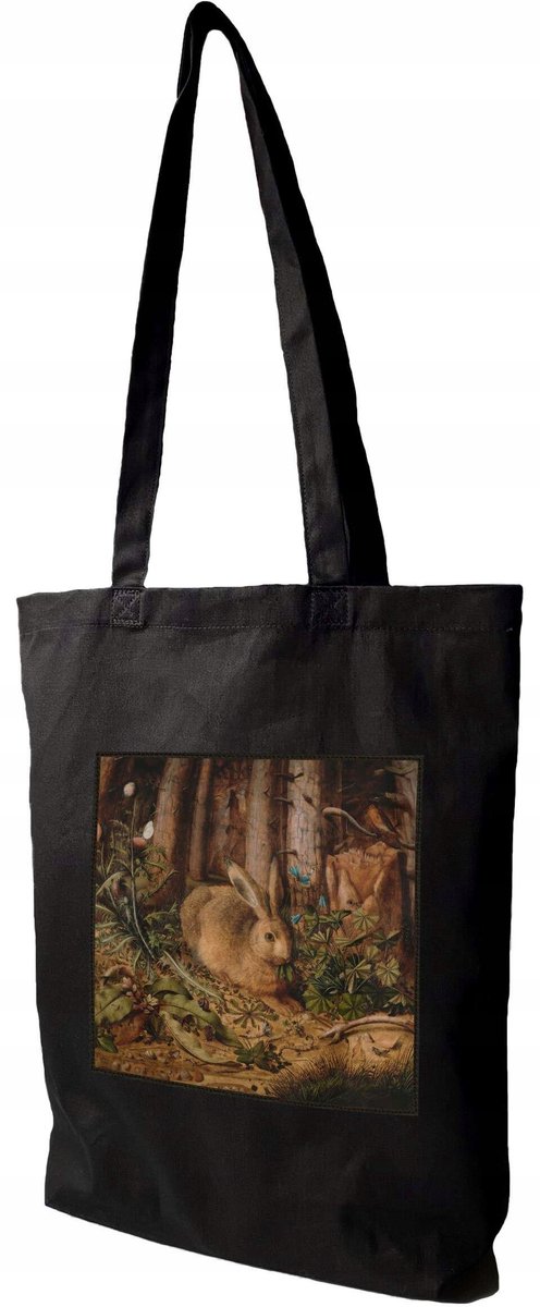 Shopper Tas met Haas Print - Handgemaakt op Bestelling