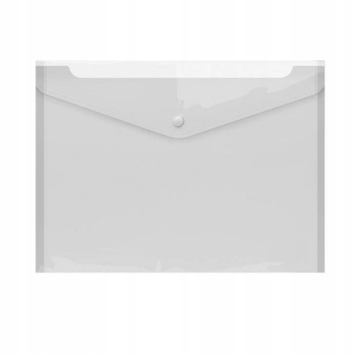 Tetis A5 PP-envelop met drukknoop, transparant