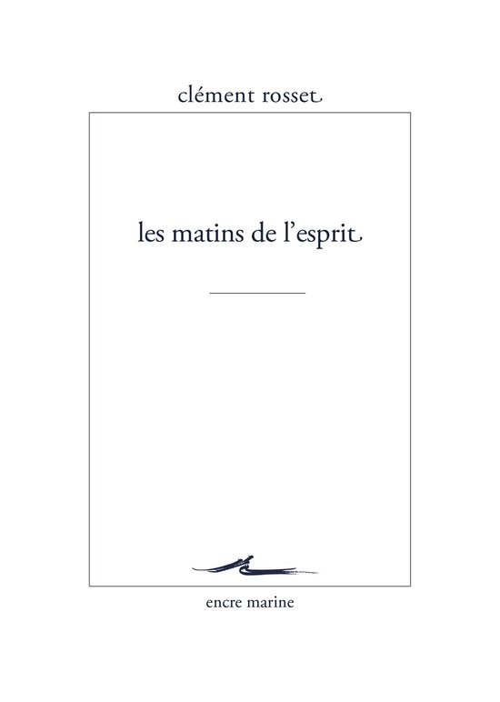 Les Matins de l'Esprit