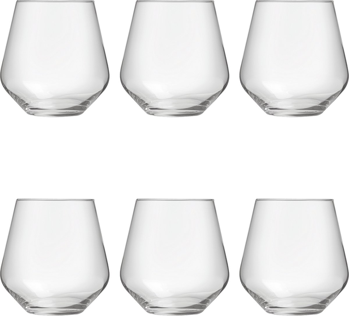 Royal Leerdam - Carré - Waterglazen - Set van 6 - 47,5 cl - Glazen - Waterglas