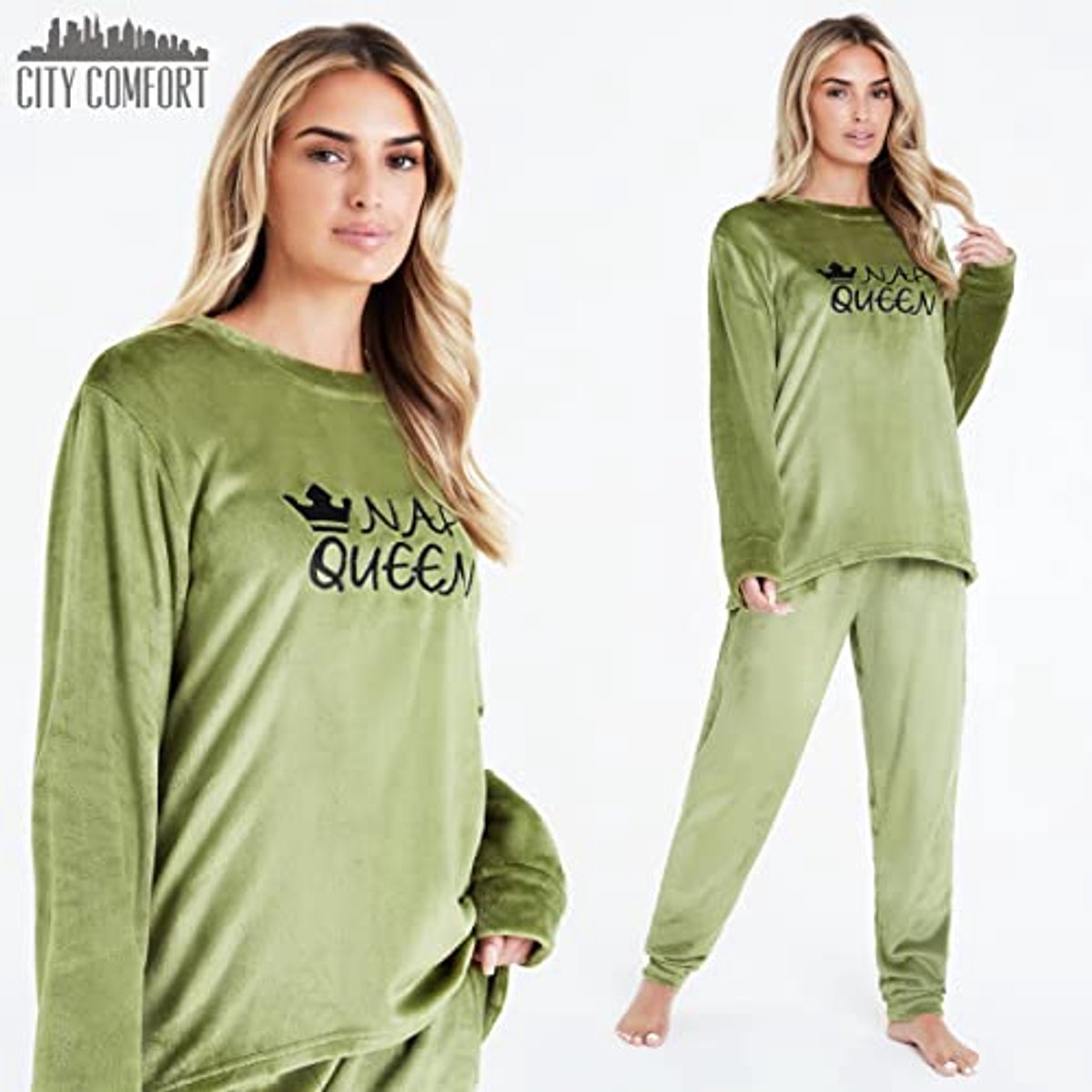 Zachte dames pyjamaset | Comfortabele loungekleding voor thuis