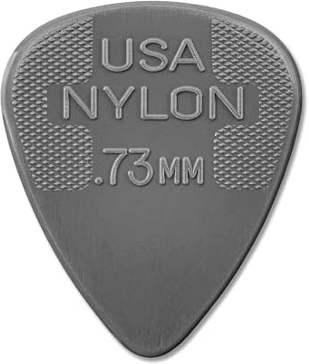 Nylon Plectrums 0,73 mm - 24 Stuks voor Gitaar