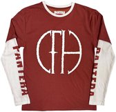 Pantera - Frayed Logo Longsleeve shirt - XL - Rood/Wit