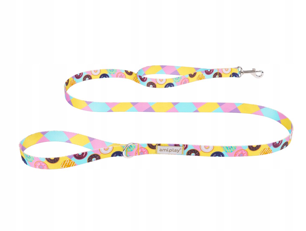Amiplay BeHappy Hondenlijn Donut S - 150cm x 1.5cm