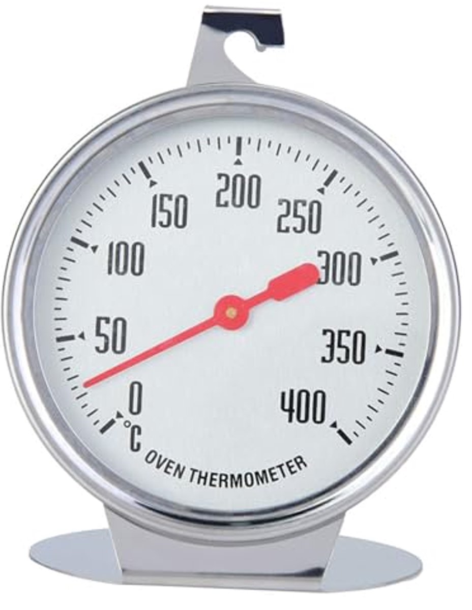 Roestvrij Stalen Oventhermometer met Stand-up Wijzerplaat voor Keuken en Bakken