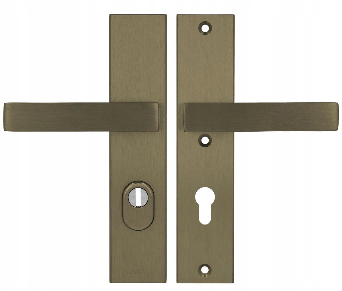 Deurkruk Royal Flex AXA Oud Goud F4 72mm met Ondersteuning