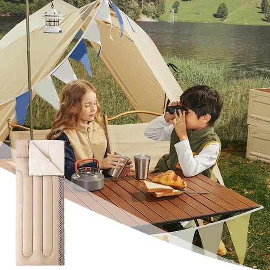 Lichte slaapzak voor volwassenen en kinderen - Ideaal voor camping en reizen van Merkloos — afbeelding 5