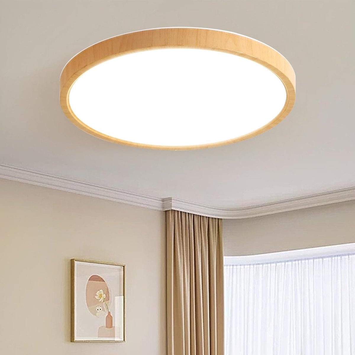 Ultradunne Led Inbouw Plafondlamp 24W met Instelbare Kleurtemperaturen voor Badkamer, Woonkamer en Keuken